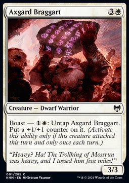 Axgard Braggart⁣ - Kaldheim⁣ (Common)⁣ [1]