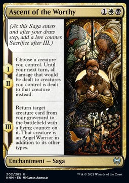 Ascent of the Worthy⁣ - Kaldheim⁣ (Uncommon)⁣ [202]