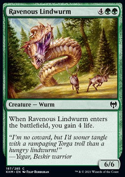 Ravenous Lindwurm⁣ - Kaldheim⁣ (Common)⁣ [187]