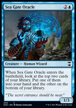 Sea Gate Oracle⁣ - Commander: Kaldheim⁣ (Common)⁣ [43]