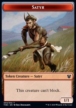 Satyr Token (R 1/1) // Goblin Construct Token (A 0/1)⁣ - Magic the Gathering Products⁣ (Token)⁣ [T 3/7]