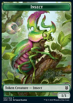 Insect Token (G 1/1) // Beast Token (G 3/3)⁣ - Magic the Gathering Products⁣ (Token)⁣ [T 7/10]