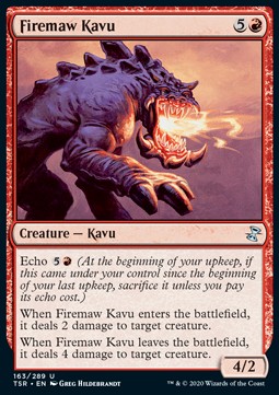 Firemaw Kavu⁣ - Time Spiral Remastered⁣ (Uncommon)⁣ [163]