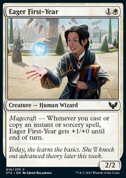 Eager First-Year⁣ - Strixhaven: School of Mages⁣ (Common)⁣ [16]