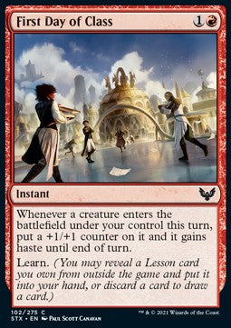 First Day of Class⁣ - Strixhaven: School of Mages⁣ (Common)⁣ [102]