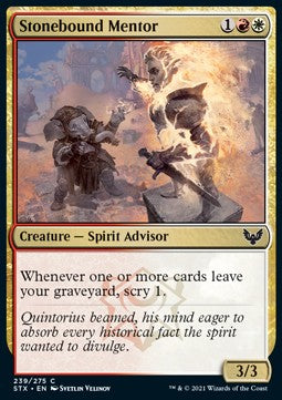 Stonebound Mentor⁣ - Strixhaven: School of Mages⁣ (Common)⁣ [239]