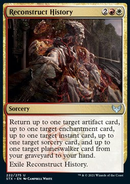 Reconstruct History⁣ - Strixhaven: School of Mages⁣ (Uncommon)⁣ [222]