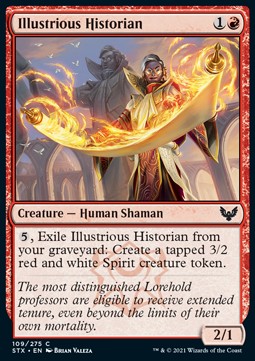 Illustrious Historian⁣ - Strixhaven: School of Mages⁣ (Common)⁣ [109]