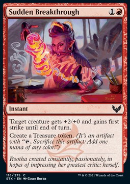 Sudden Breakthrough⁣ - Strixhaven: School of Mages⁣ (Common)⁣ [116]