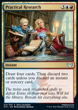 Practical Research⁣ - Strixhaven: School of Mages⁣ (Uncommon)⁣ [212]