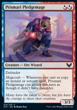 Prismari Pledgemage⁣ - Strixhaven: School of Mages⁣ (Common)⁣ [215]
