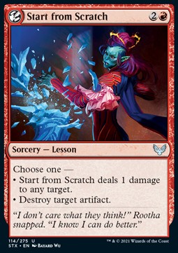 Start from Scratch⁣ - Strixhaven: School of Mages⁣ (Uncommon)⁣ [114]