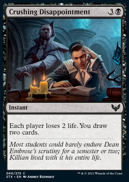 Crushing Disappointment⁣ - Strixhaven: School of Mages⁣ (Common)⁣ [68]