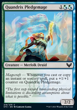 Quandrix Pledgemage⁣ - Strixhaven: School of Mages⁣ (Common)⁣ [219]
