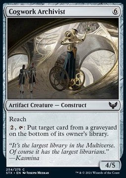 Cogwork Archivist⁣ - Strixhaven: School of Mages⁣ (Common)⁣ [254]