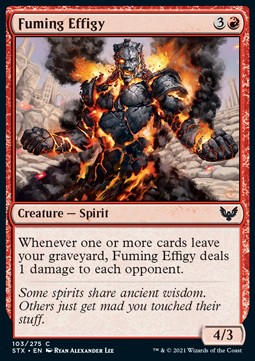 Fuming Effigy⁣ - Strixhaven: School of Mages⁣ (Common)⁣ [103]