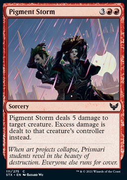Pigment Storm⁣ - Strixhaven: School of Mages⁣ (Common)⁣ [111]