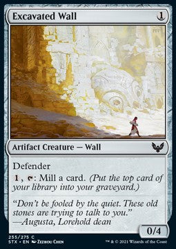 Excavated Wall⁣ - Strixhaven: School of Mages⁣ (Common)⁣ [255]