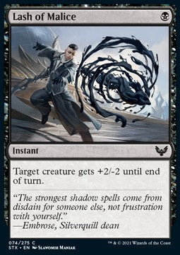 Lash of Malice⁣ - Strixhaven: School of Mages⁣ (Common)⁣ [74]