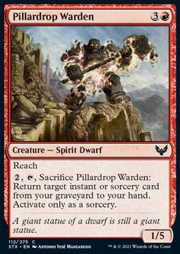 Pillardrop Warden⁣ - Strixhaven: School of Mages⁣ (Common)⁣ [112]