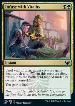 Infuse with Vitality⁣ - Strixhaven: School of Mages⁣ (Common)⁣ [194]