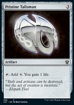 Pristine Talisman⁣ - Commander: Strixhaven⁣ (Common)⁣ [258]
