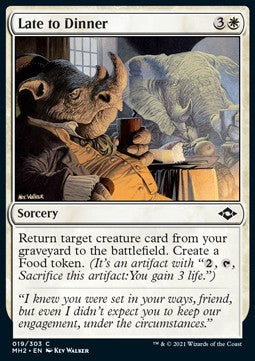Late to Dinner⁣ - Modern Horizons 2⁣ (Common)⁣ [19]