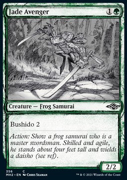 Jade Avenger⁣ - Modern Horizons 2: Extras⁣ (Common)⁣ [356]