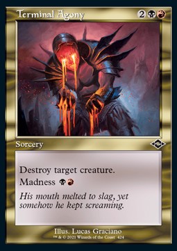 Terminal Agony (V.1)⁣ - Modern Horizons 2: Extras⁣ (Common)⁣ [424]