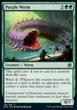 Purple Worm⁣ - Adventures in the Forgotten Realms⁣ (Uncommon)⁣ [201]