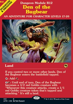 Den of the Bugbear⁣ - Adventures in the Forgotten Realms: Extras⁣ (Rare)⁣ [351]