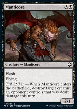 Manticore⁣ - Adventures in the Forgotten Realms⁣ (Common)⁣ [113]