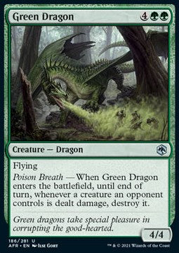 Green Dragon⁣ - Adventures in the Forgotten Realms⁣ (Uncommon)⁣ [186]