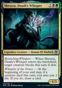 Shessra, Death's Whisper⁣ - Adventures in the Forgotten Realms⁣ (Uncommon)⁣ [231]