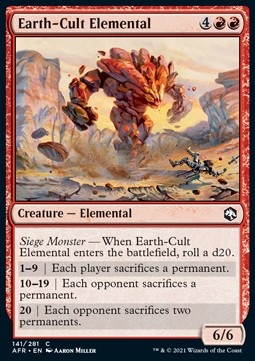 Earth-Cult Elemental⁣ - Adventures in the Forgotten Realms⁣ (Common)⁣ [141]