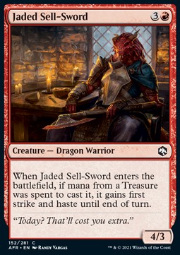 Jaded Sell-Sword⁣ - Adventures in the Forgotten Realms⁣ (Common)⁣ [152]