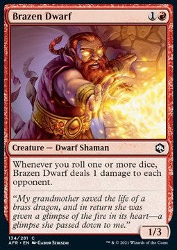 Brazen Dwarf⁣ - Adventures in the Forgotten Realms⁣ (Common)⁣ [134]