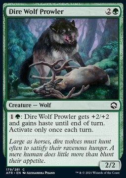 Dire Wolf Prowler⁣ - Adventures in the Forgotten Realms⁣ (Common)⁣ [179]