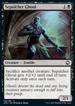 Sepulcher Ghoul⁣ - Adventures in the Forgotten Realms⁣ (Common)⁣ [118]