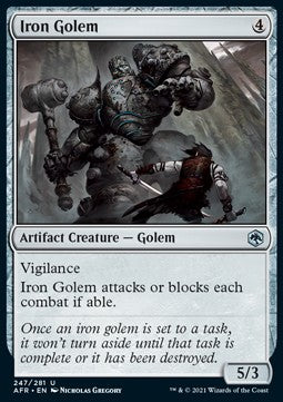 Iron Golem⁣ - Adventures in the Forgotten Realms⁣ (Uncommon)⁣ [247]