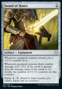 Sword of Hours⁣ - Commander: Adventures in the Forgotten Realms⁣ (Uncommon)⁣ [61]