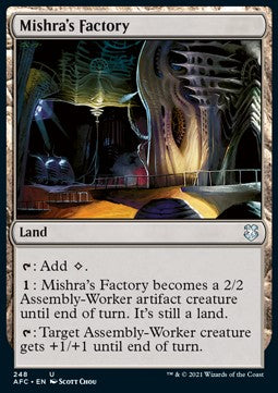 Mishra's Factory⁣ - Commander: Adventures in the Forgotten Realms⁣ (Uncommon)⁣ [248]