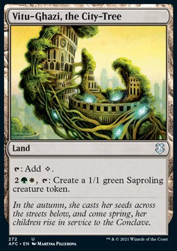 Vitu-Ghazi, the City-Tree⁣ - Commander: Adventures in the Forgotten Realms⁣ (Uncommon)⁣ [272]