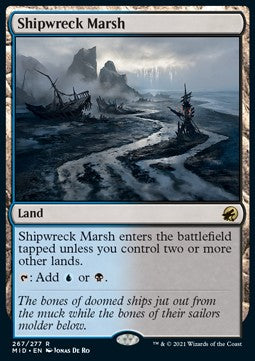 Shipwreck Marsh⁣ - Innistrad: Midnight Hunt⁣ (Rare)⁣ [267]