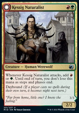 Kessig Naturalist // Lord of the Ulvenwald⁣ - Innistrad: Midnight Hunt⁣ (Uncommon)⁣ [231]