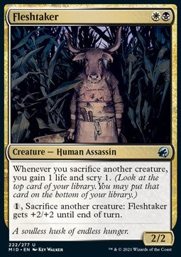 Fleshtaker⁣ - Innistrad: Midnight Hunt⁣ (Uncommon)⁣ [222]