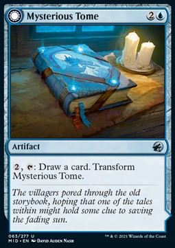 Mysterious Tome // Chilling Chronicle⁣ - Innistrad: Midnight Hunt⁣ (Uncommon)⁣ [63]