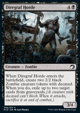 Diregraf Horde⁣ - Innistrad: Midnight Hunt⁣ (Common)⁣ [96]