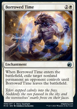 Borrowed Time⁣ - Innistrad: Midnight Hunt⁣ (Uncommon)⁣ [6]