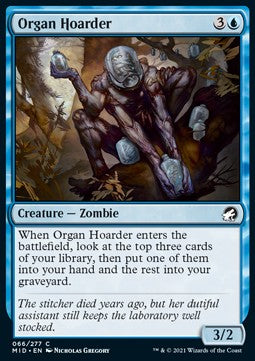 Organ Hoarder⁣ - Innistrad: Midnight Hunt⁣ (Common)⁣ [66]